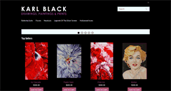 Desktop Screenshot of karlblackart.com